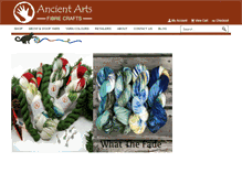 Tablet Screenshot of ancientartsfibre.com